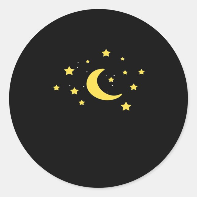 Whimsigoth Night Sky Sun Moon Witchy Runder Aufkleber (Vorderseite)