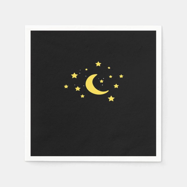 Whimsigoth Night Sky Sun Moon Witchy Serviette (Vorderseite)