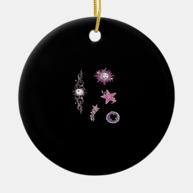 Whimsigoth - Romantisches ästhetisches Zitat Keramik Ornament (Vorne)