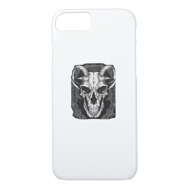 Whimsigoth Skull Gothic Ästhetik Design Classic Case-Mate iPhone Hülle (Rückseite)