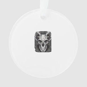 Whimsigoth Skull Gothic Ästhetik Design Classic Ornament