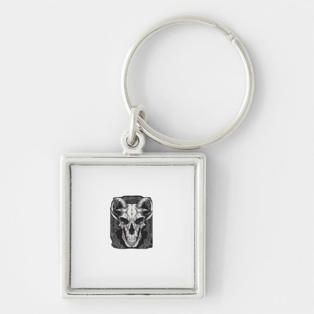 Whimsigoth Skull Gothic Ästhetik Design Classic Schlüsselanhänger (Vorne)
