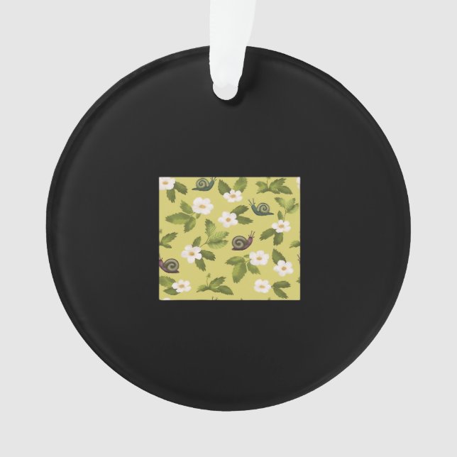 Whimsigoth Snail Classic Ornament (Vorderseite)