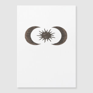 Whimsigoth Sonne und Mond Magnetkarte