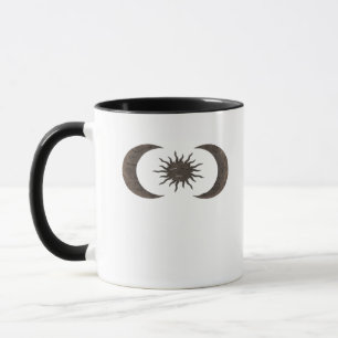 Whimsigoth Sonne und Mond Tasse