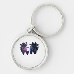 Whimsigoth Starry Night Sun Moon Witchy Classic Schlüsselanhänger