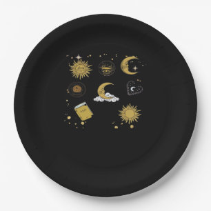 Whimsigoth Sun Moon Witchy Classic Pappteller