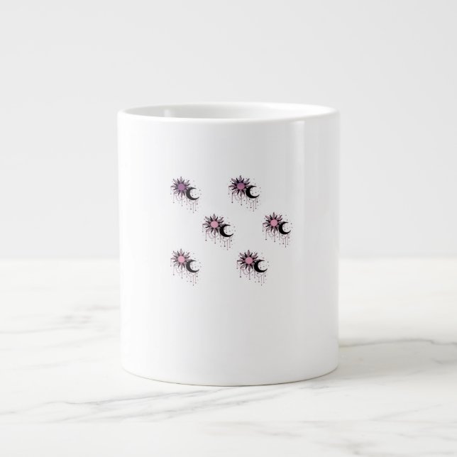 Whimsigoth Sun Moon Witchy Jumbo-Tasse (Vorderseite)