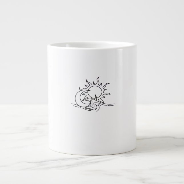 Whimsigoth Sun Sea Witchy Jumbo-Tasse (Vorderseite)
