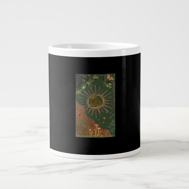Whimsigoth Swirl Poster Jumbo-Tasse (Vorderseite)