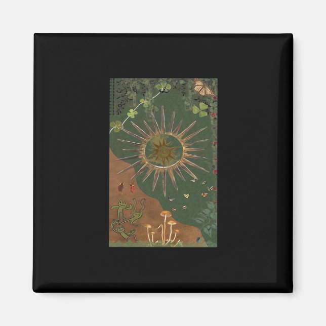 Whimsigoth Swirl Poster Magnet (Vorne)