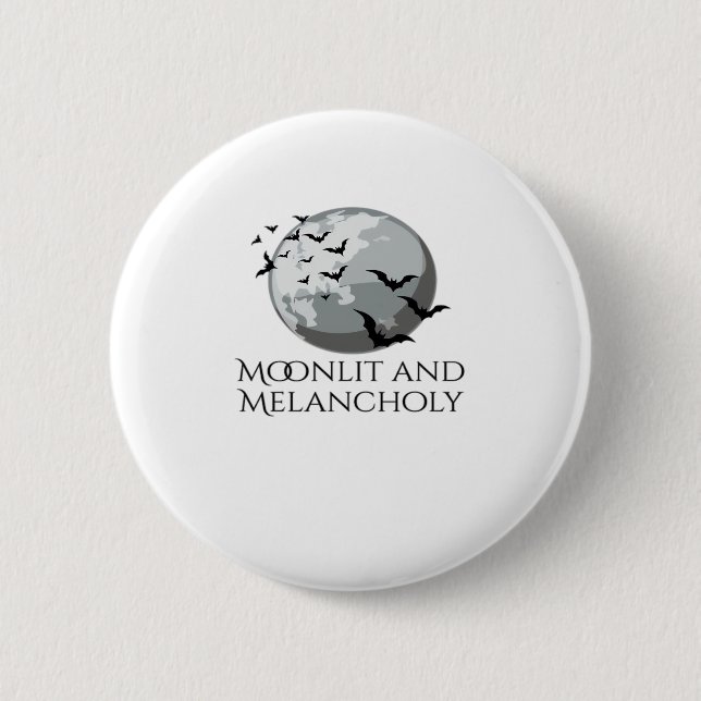 Whimsigoth Tinte - Mystische Wälder, Monde & Magie Button (Vorderseite)