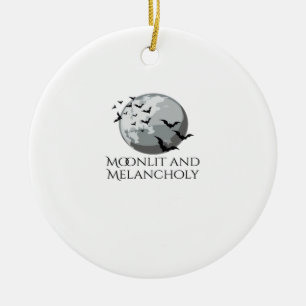 Whimsigoth Tinte - Mystische Wälder, Mondmagic Cla Keramik Ornament