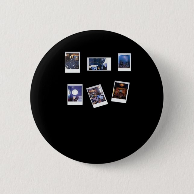 Whimsigoth Wall Art Decke Gamer Heckinfarout-Klass Button (Vorderseite)