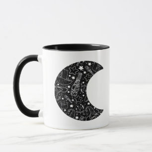 Whimsigoth Witch Moon Wicca Kawaii Goth Tattoo Ast Tasse