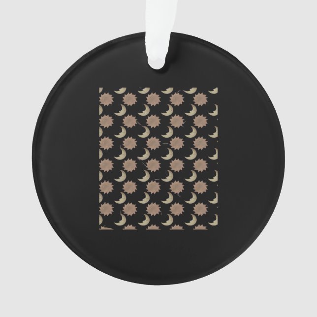 Whimsigoth Wolken Grafik Ornament (Vorderseite)