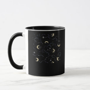 Whimsigoth Wolken Sun Moon Witchy Tasse