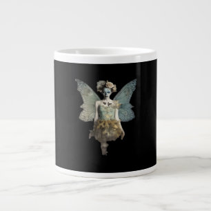 Whimsigoth Zombie Fairy Old Time Gothic Moody Art Jumbo-Tasse