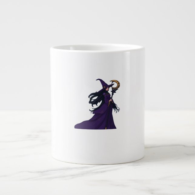 Whimsigothic Moon Witch Jumbo-Tasse (Vorderseite)