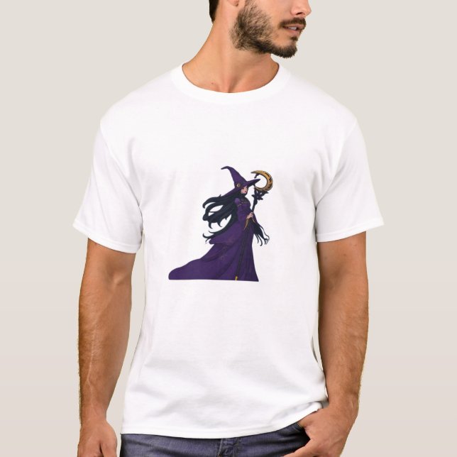 Whimsigothic Moon Witch T-Shirt (Vorderseite)