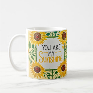 Whimsikale Sonnenblumen, du bist mein Sonnenschein Kaffeetasse