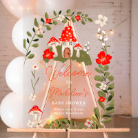 Whimsikale Waldpilze Blütendusche