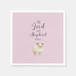 Whimsikaler Herr ist mein Hirte Psalm 23:1 Serviette