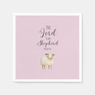 Whimsikaler Herr ist mein Hirte Psalm 23:1 Serviette
