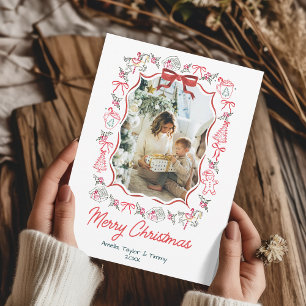 whimsikalische Kritzeleien Foto Weihnachten