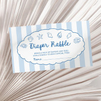 Whimsikalische Meeresmuschel-Baby-Party-Windel-Raf