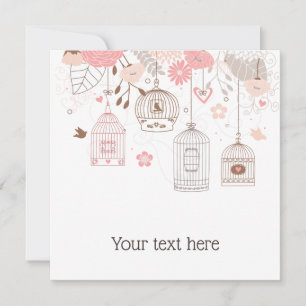 Whimsikäre Birdcages Personalisiert
