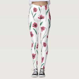 Whimsikblütige Leggings - Blume Pants