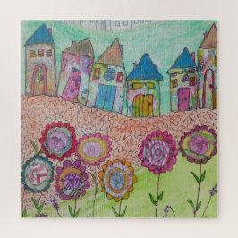 Whimsikerhäuser und Blume