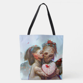 Whimsikische Alien Romance Tasche