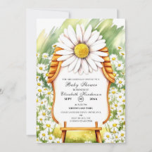 Whimsikische Blume Daisy Baby Shower