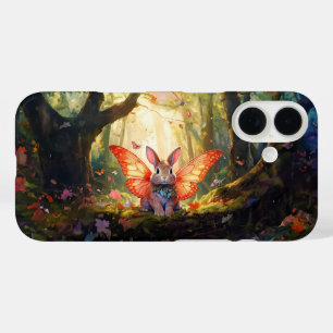 Whimsikisches Hasen in einem verzauberten Wald iPhone 16 Hülle