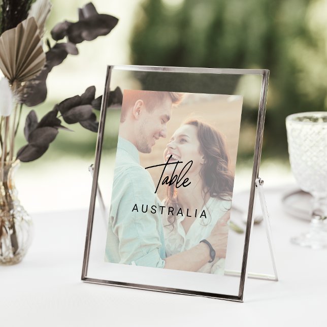 Whimsikkalligraphie | FOTO Tischnummer (Von Creator hochgeladen)