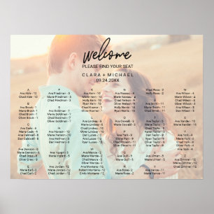 Whimsikkalligraphie Übersicht über die ausgeblen Poster