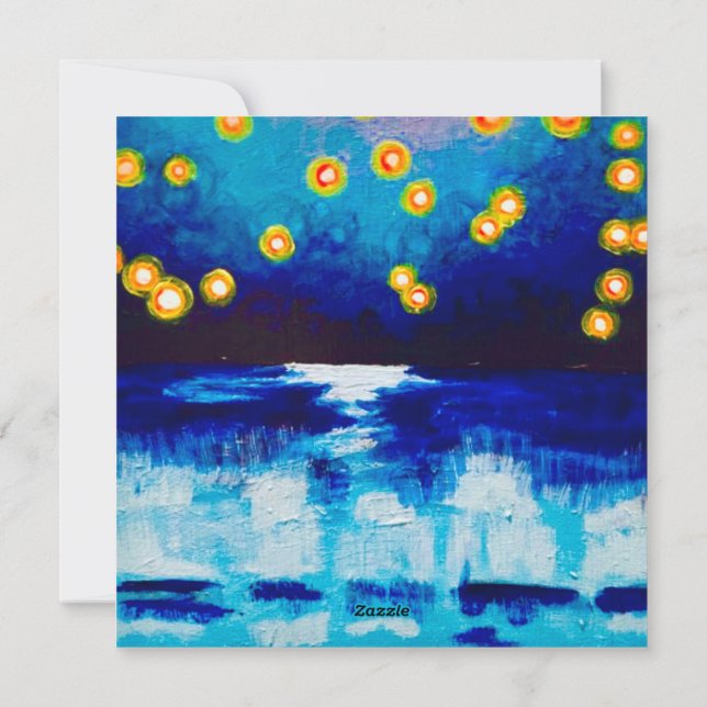 Whimsikkarte Feiertagskarte (Rückseite)