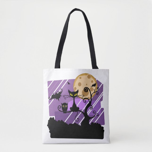 Whimsikkatze, Schale und Flecht Tasche (Vorderseite)