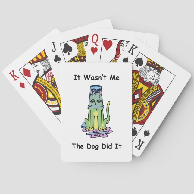 Whimsikkatze Spielkarten (Rückseite)