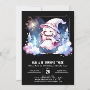 Whimsikkids Wizard Geburtstag Einladung
