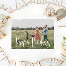 Whimsikskript Foto Happy Ferienkarte