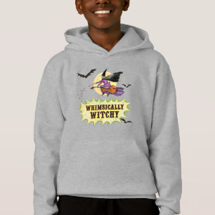 Whimsisch witchy Kids Gray Hoodie
