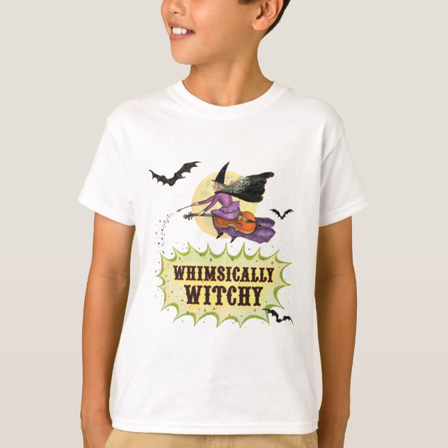 Whimsisch witzige Kinder Weißer T - Shirt (Vorderseite)