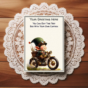 Whimsische alltägliche sentimentale Steampunk-Kuns Postkarte
