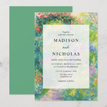 Whimsische Aquarell-Blumen-Hochzeit im Frühling