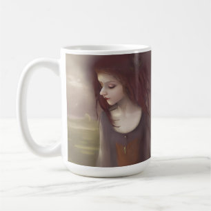Whimsische Fantasy-Kleine Fee Kaffeetasse