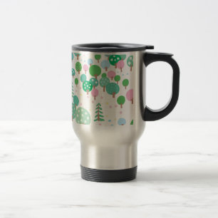 Whimsische Frühlingsbäume Reisebecher