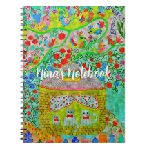 "Whimsische Katzenfamilie & verzauberter Garten
